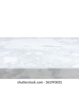 White marble stone countertop - can be used as background for display or montage your products
