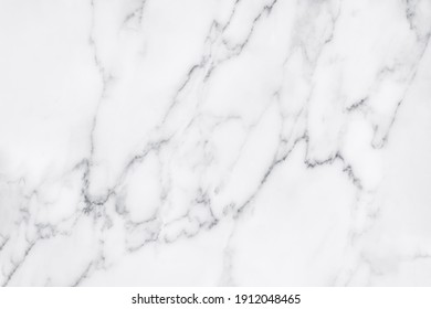 White Marble Stone Texture For Background Or Luxurious Tiles Floor And Wallpaper Decorative Design.