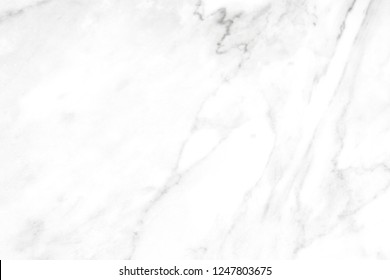 White Marble Surface For Do Ceramic Counter, White Light Texture Tile Gray Background Marble Natural For Interior Decoration And Outside.