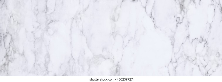 White marble texture and background for design pattern artwork. High resolution panorama.