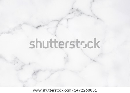 White marble texture with natural pattern for background or design art work.