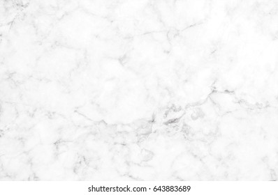 White marble texture with subtle grey veins (Natural pattern for backdrop or background, Can also be used for create surface effect to architectural slab, ceramic floor and wall tiles)