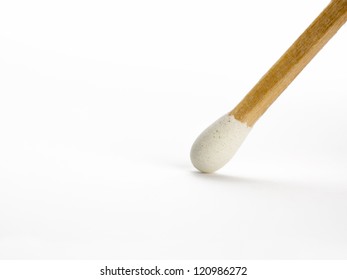 a white match isolated on white background - Shutterstock ID 120986272