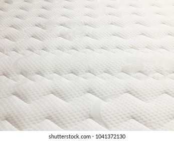 White Mattress Bedding Pattern Background