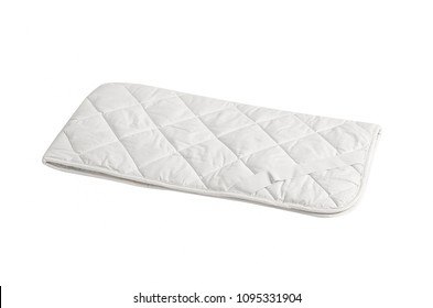 White Mattress Pad Isolated On White Background