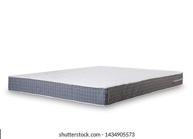 White Mattress Protector Isolated Over White Background