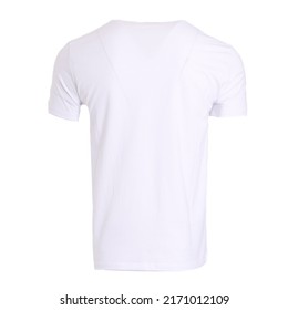 White men's t-shirts mockup. Design template.mockup