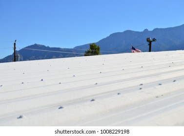 white metal roof