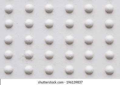 White Metal Texture With Rivets