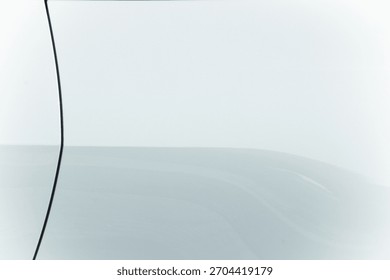 white metallic smooth surface pattern background concept with reflection on material 