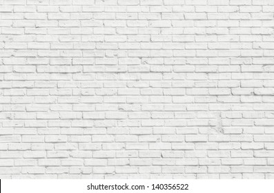 White misty brick wall for background or texture