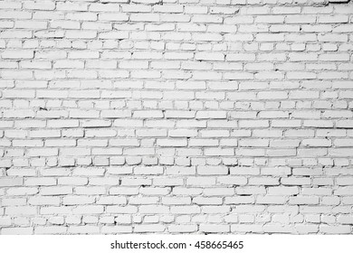 White misty brick wall for background or texture - Shutterstock ID 458665465