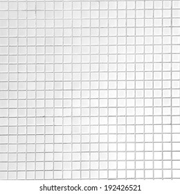 White Mosaic Tiles Abstract Background And Texture 