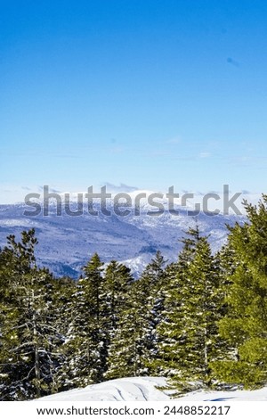 The White Mountains seen from Western Maine. Photo taken on Rumford Whitecap Mountain.