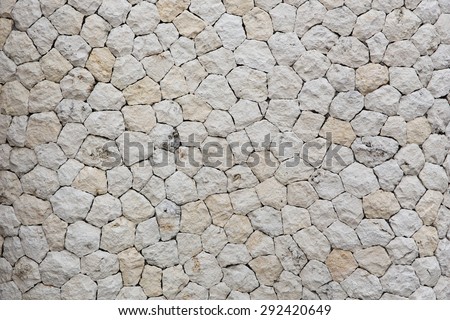 White mozaic wall texture, close up