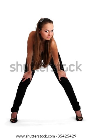 Similar – Image, Stock Photo crisp Woman Model Rotate