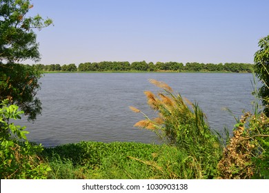 White Nile River In South Sudan. African Rivers.