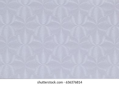 White Noble Grey Pearl Embossed Paper Vintage Texture Background. 