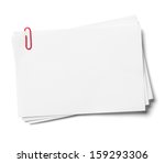 Paper Clip Note Papers With PPT template 6 | CrystalGraphics