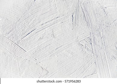 White oil painting brush strokes  texture for various backgrounds.