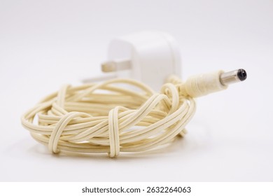 White old ACDC adaptor plug