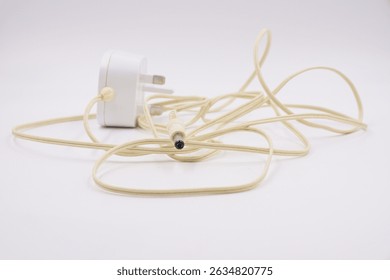 White old ACDC adaptor plug