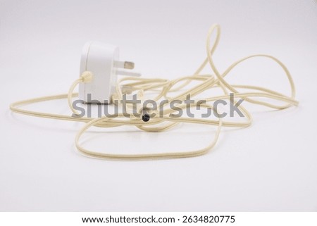 White old ACDC adaptor plug
