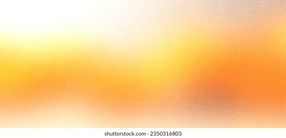 White orange grainy gradient background, black backdrop, noise texture effect,webpage header, wide banner size Foto stock