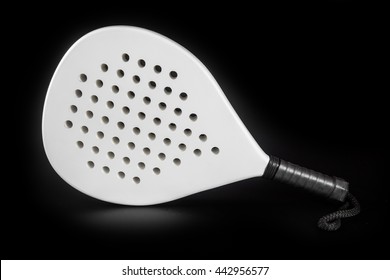 white padel racket