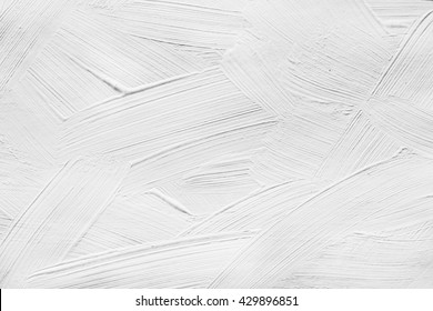 White Paint Brush Strokes As A Background