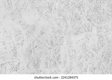 White paint on chipboard surface, pressed wood texture osb background. - Shutterstock ID 2241284375