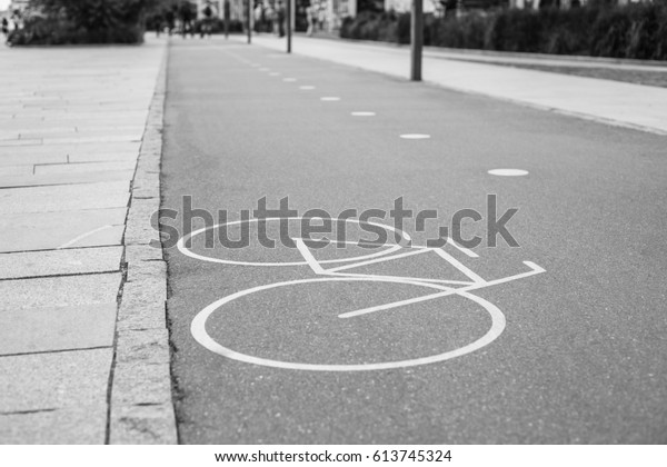 white painted bicycle