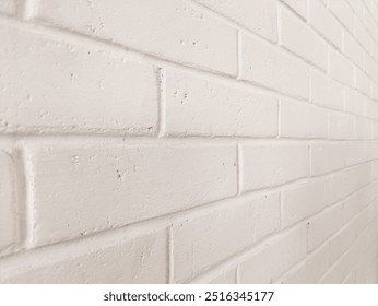 White painted brick wall background. - Powered by Shutterstock