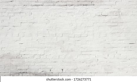 White Painted Brick Wall Texture