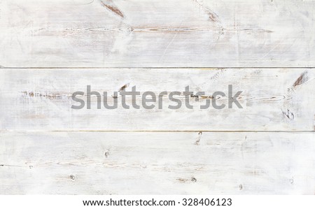 White painted old wooden plank background