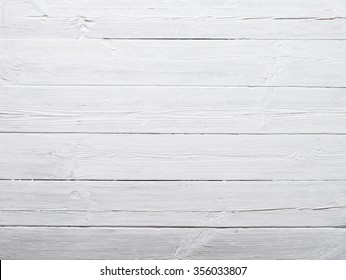 White Painted Wood Texture Background