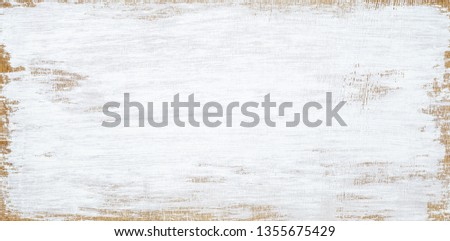 White painted wood texture seamless rusty grunge background, Scratched white paint on planks of wood wall.