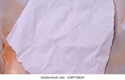 White Paper Background Laid On Marble