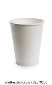 White Paper Cup Close Up