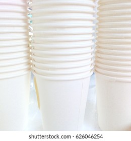 White Paper Cup Stack Prepare Serve Stock Photo 626046254 | Shutterstock