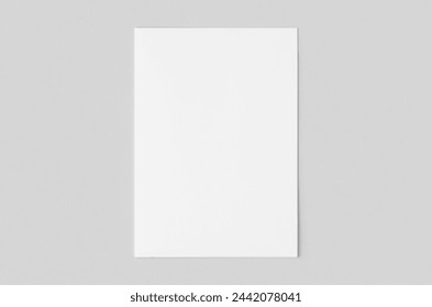 White paper file folder mockup., cover. - Powered by Shutterstock