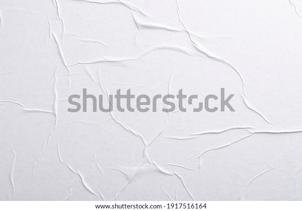 White paper with folds.\
Paper texture.