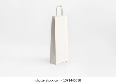 White Paper Kraft Bag For Wine