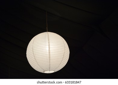 hanging rice paper lamps