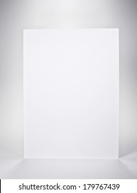 White Paper On A White Background Layered