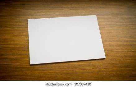 White Paper On Table