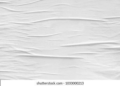 White paper ripped torn background blank creased crumpled posters placard grunge textures surface backdrop empty space for text - Shutterstock ID 1033000213