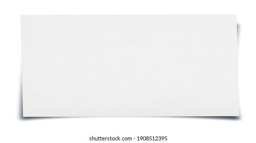 White Paper Sheet Background - Isolated On White	