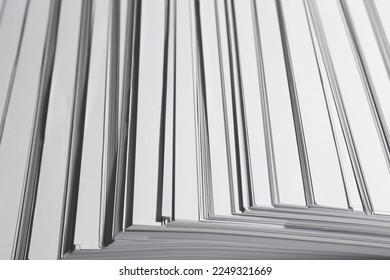 White paper sheets as background, closeup view - Shutterstock ID 2249321669