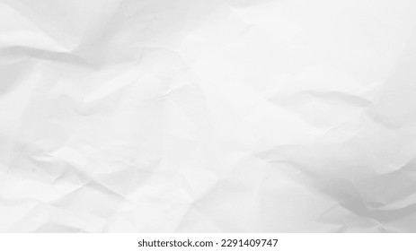 White Paper Texture background. Crumpled white paper abstract shape background with space paper for text - Shutterstock ID 2291409747